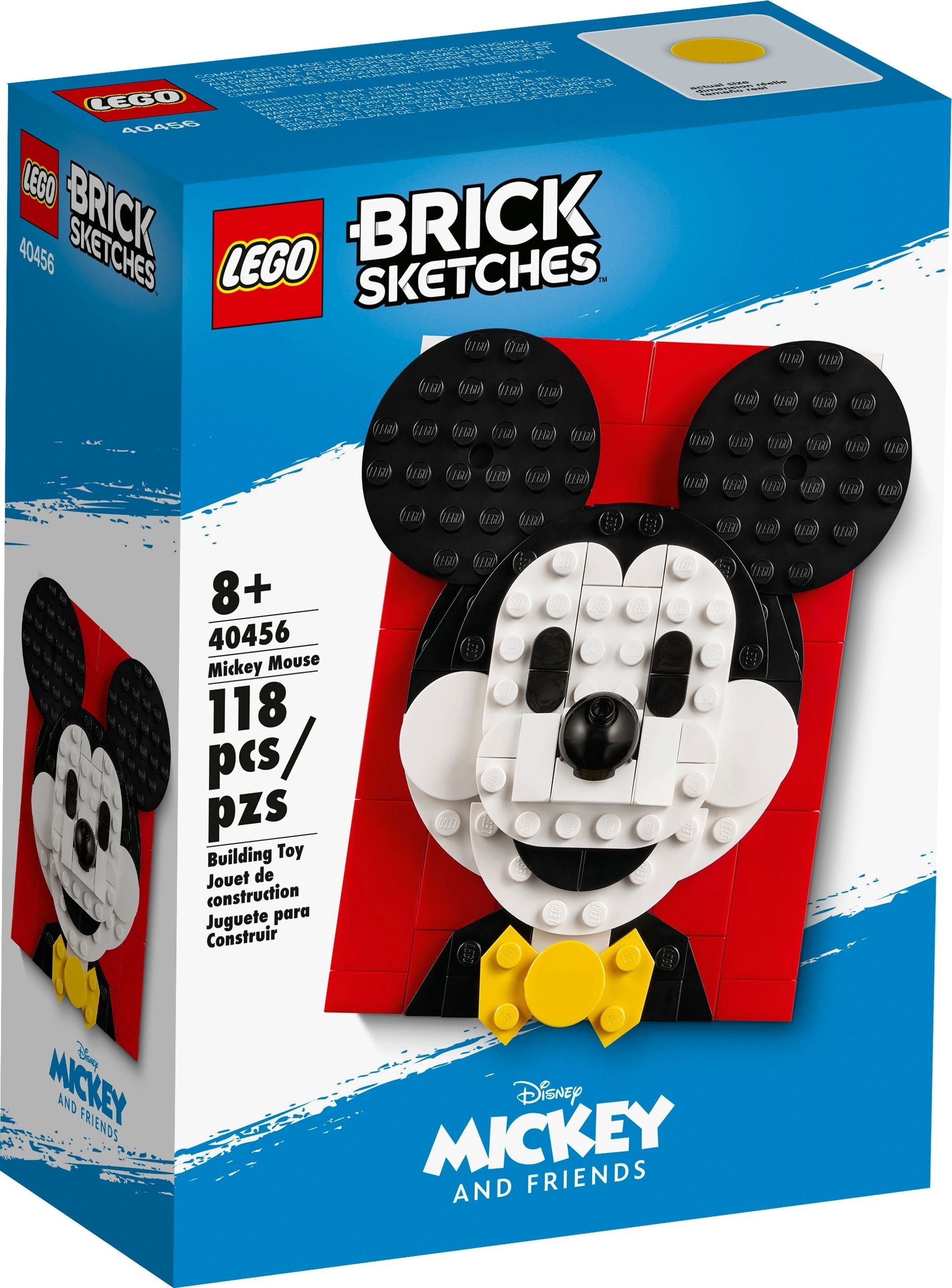 LEGO® Brick Sketches 40456 Micky Maus- 118 Teile