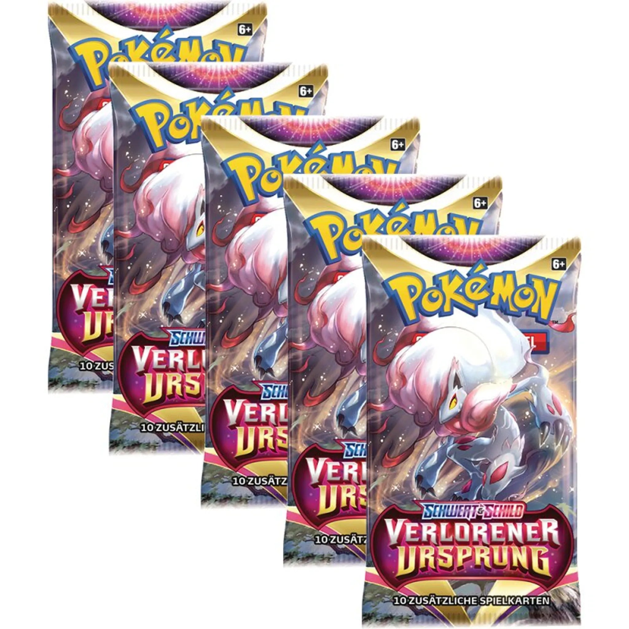 Pokemon - SWSH11 Verlorener Ursprung - 5 Booster Packs - Deutsch