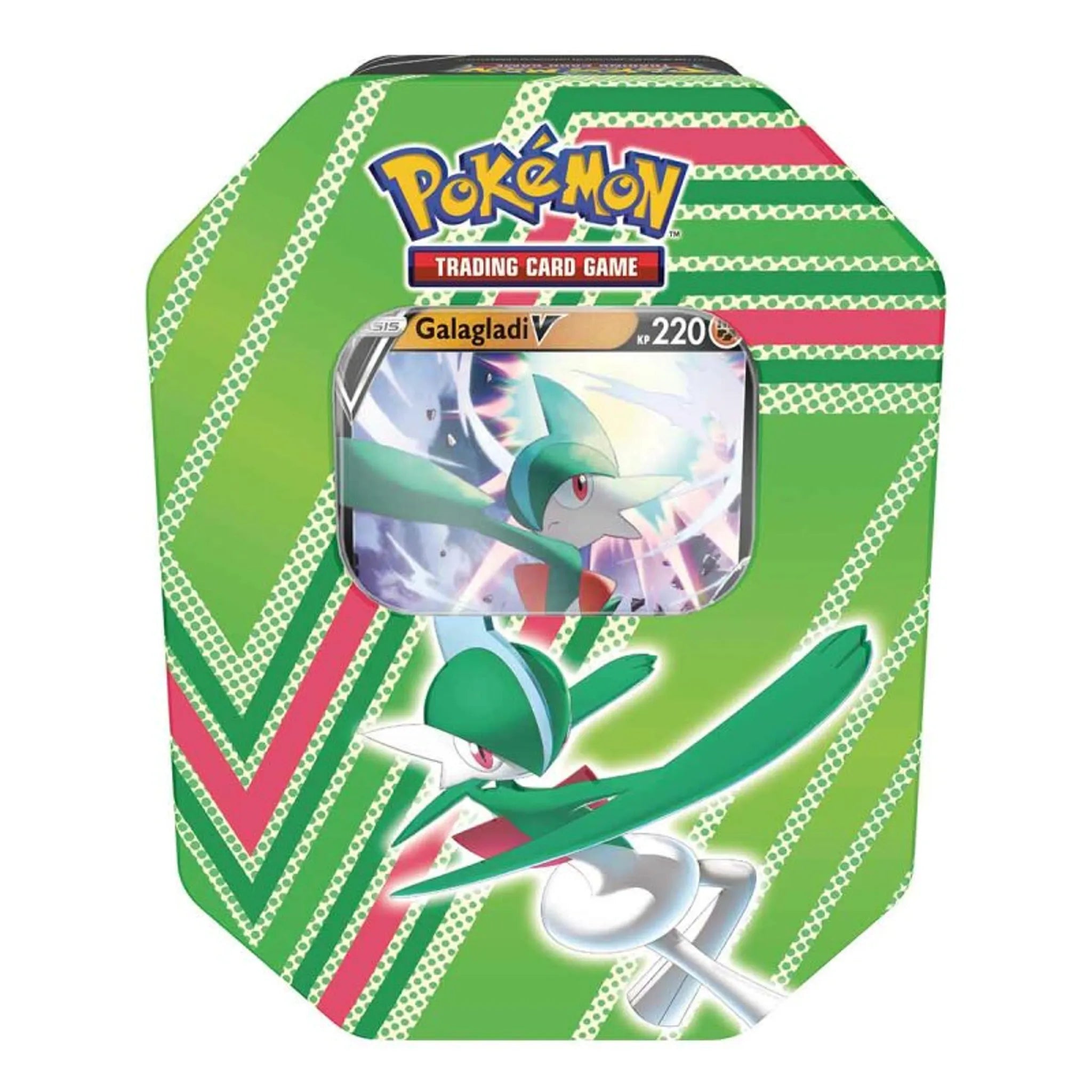 Pokemon Galagladi Tin Box 2022 - Deutsches Sammelkartenspiel - 4 Boosterpacks