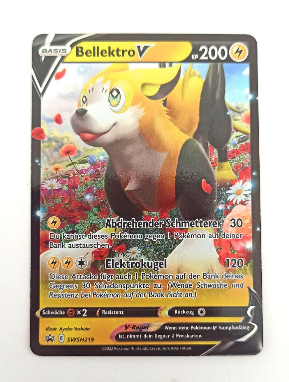 Pokemon Karte Bellektro V SWSH219 Black Star Promo