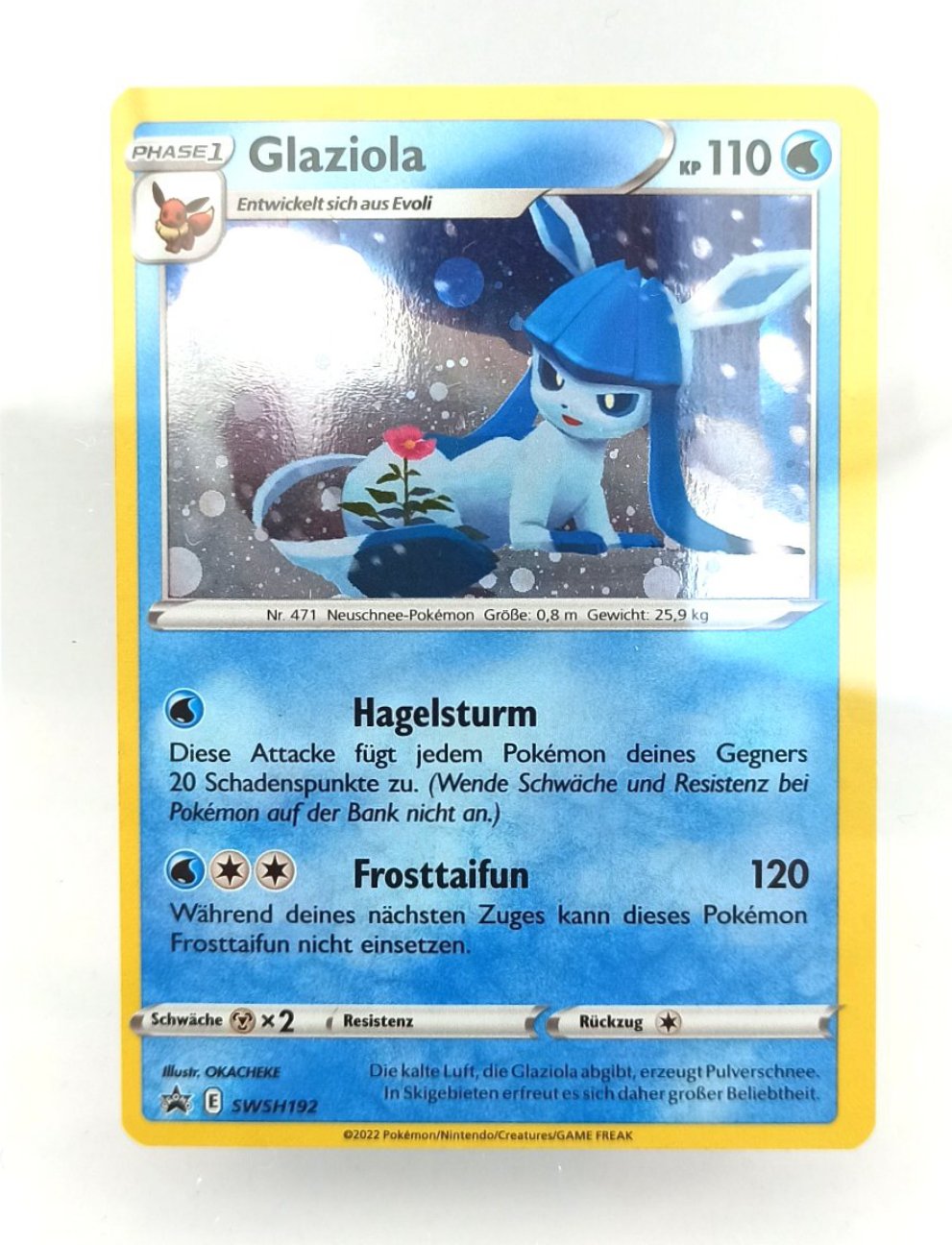Pokemon Karte Glaziola SWSH192 Black Star Promo