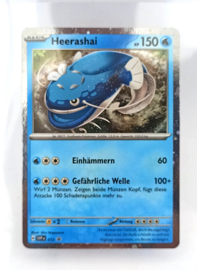 Pokemon Karte Heereshai SV Black Star Promo 012