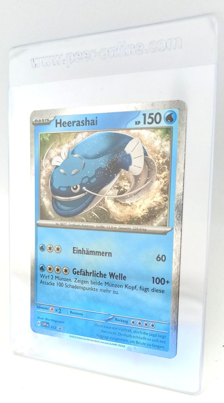 Pokemon Karte Heereshai SV Black Star Promo 012