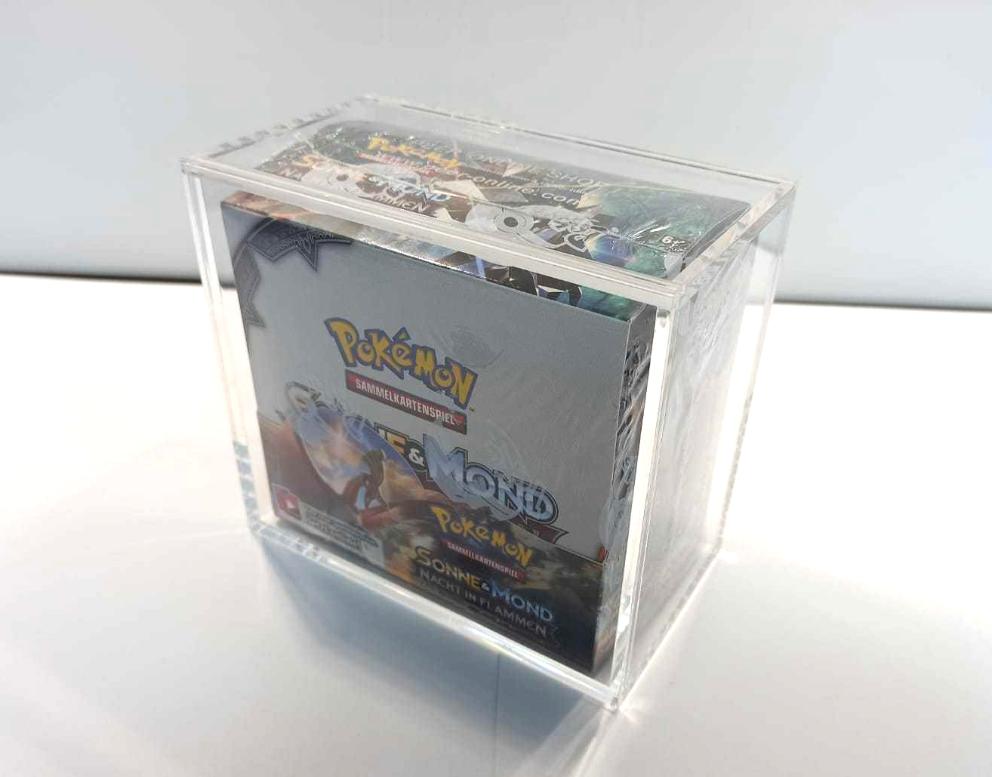 Acryl Premium Schutzbox / Case passend für Pokémon Display Drachenwandel