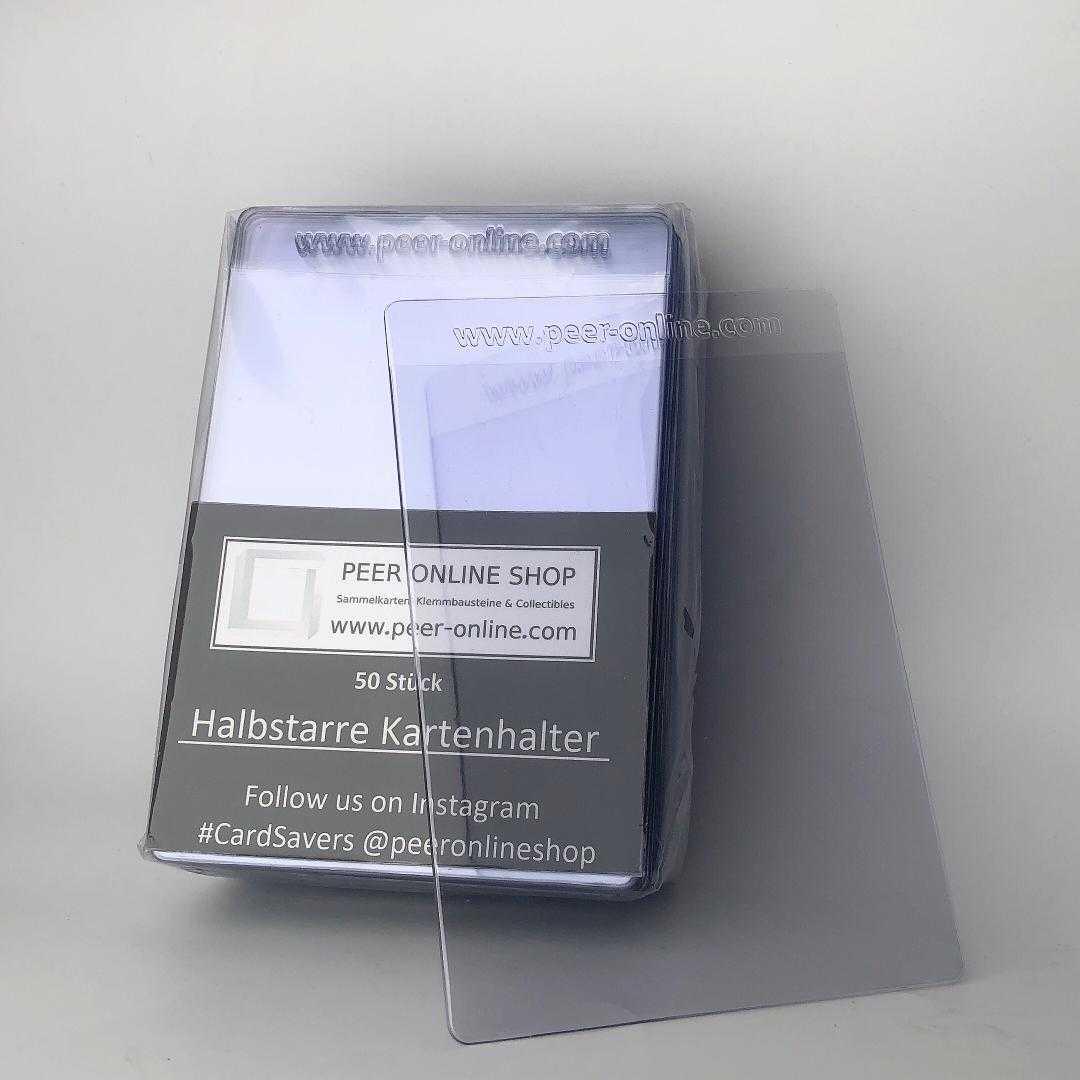 Card Saver / halbstarre Toploader passend für Pokémon + Yu-Gi-Oh! + MtG TCG + PSA