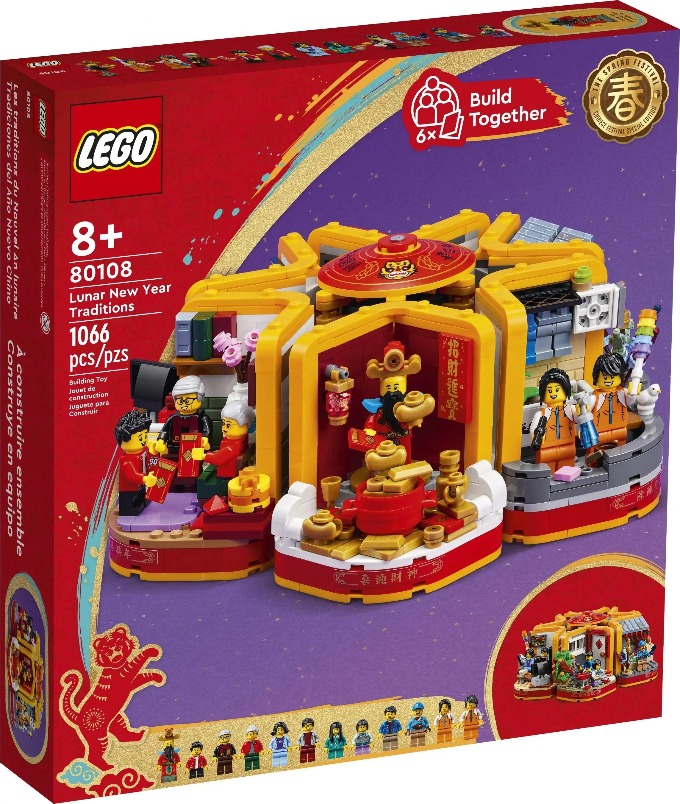 LEGO® 80108 Mondneujahrstraditionen Chinese Festival - 1066 Teile