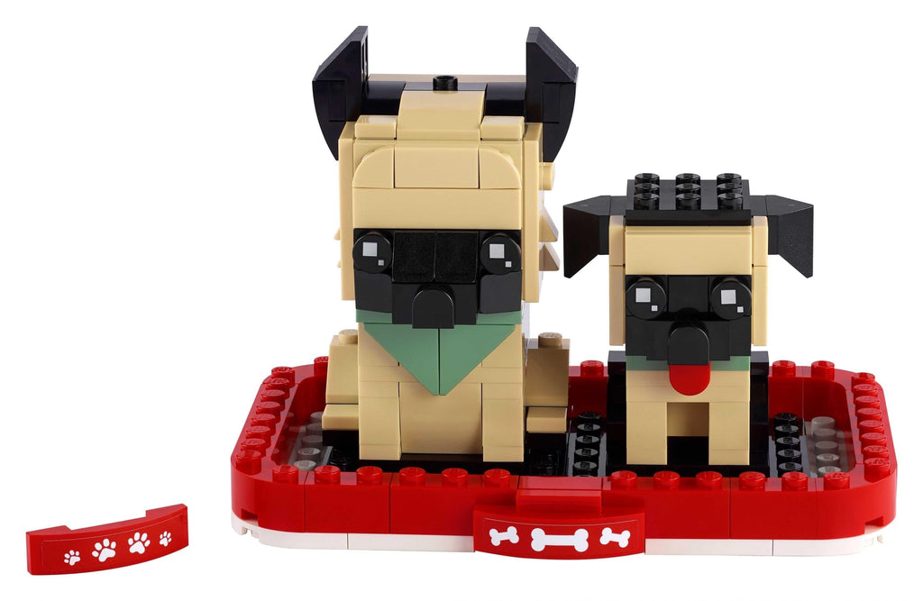 LEGO® BrickHeadz 40440 Deutscher Schäferhund - 247 Teile