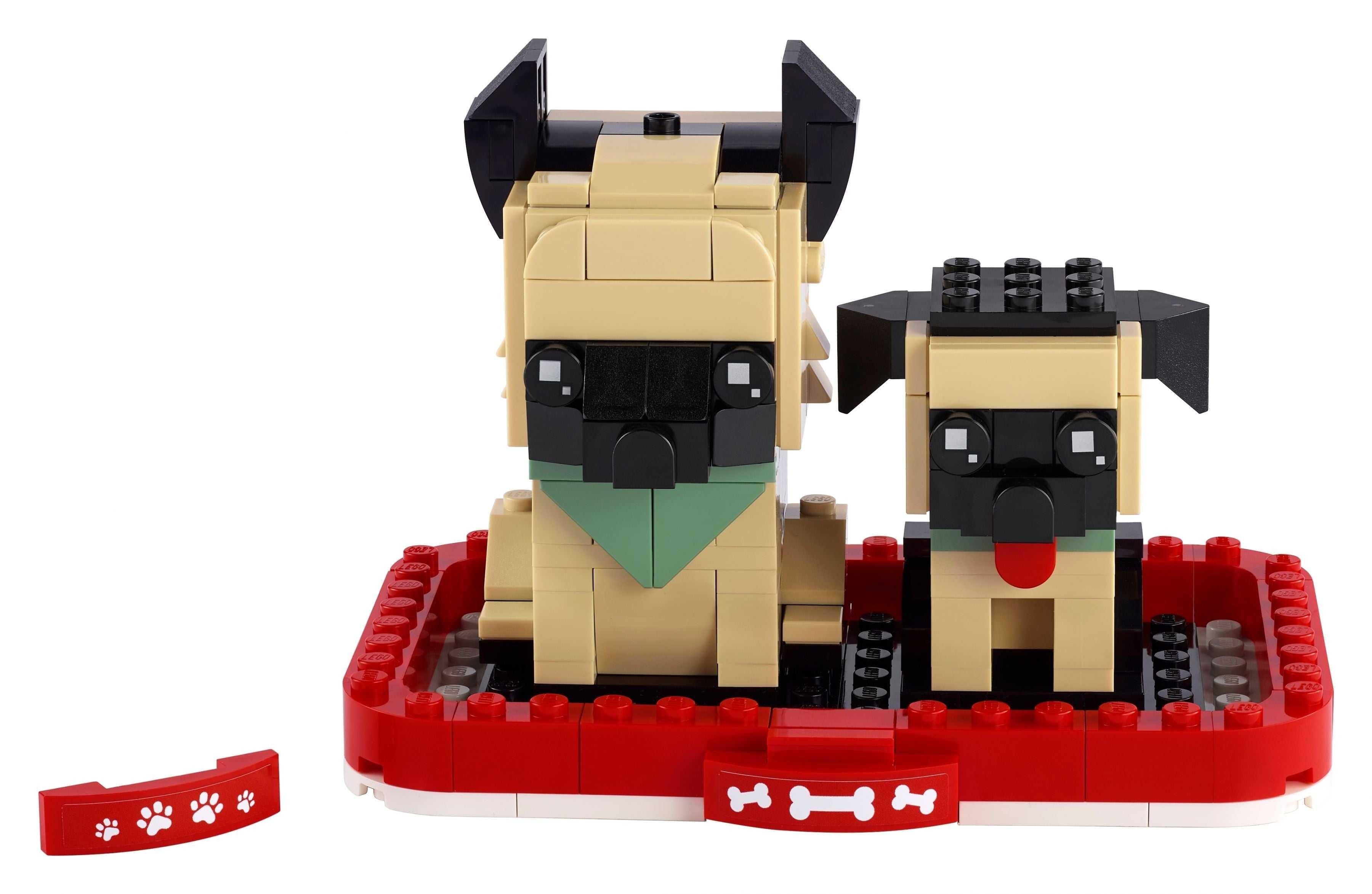 LEGO® BrickHeadz 40440 Deutscher Schäferhund - 247 Teile