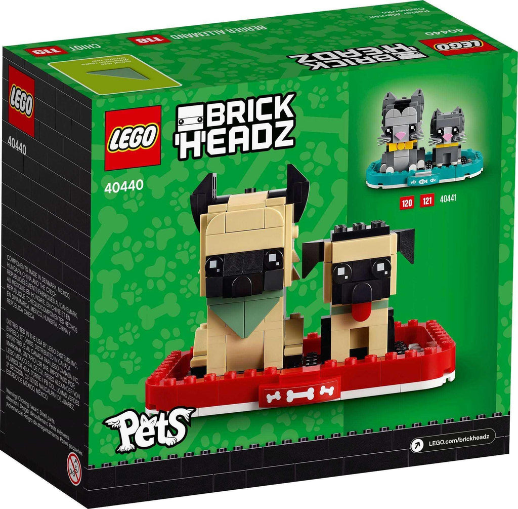 LEGO® BrickHeadz 40440 Deutscher Schäferhund - 247 Teile