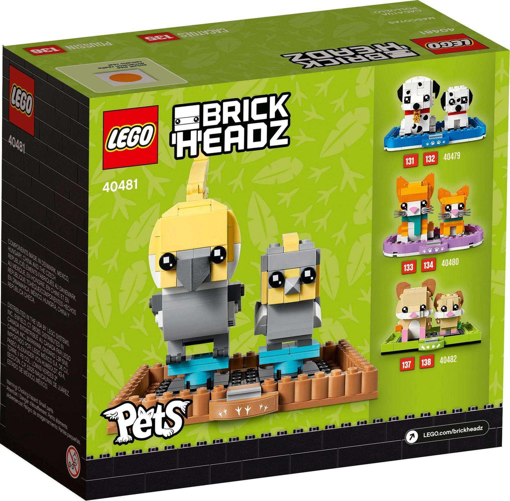 LEGO® BrickHeadz 40481 Nymphensittich - 219 Teile