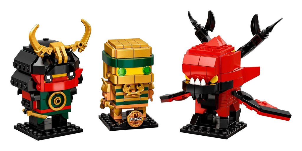 LEGO® BrickHeadz 40490 NINJAGO® 10th Anniversary Edition - 406 Teile