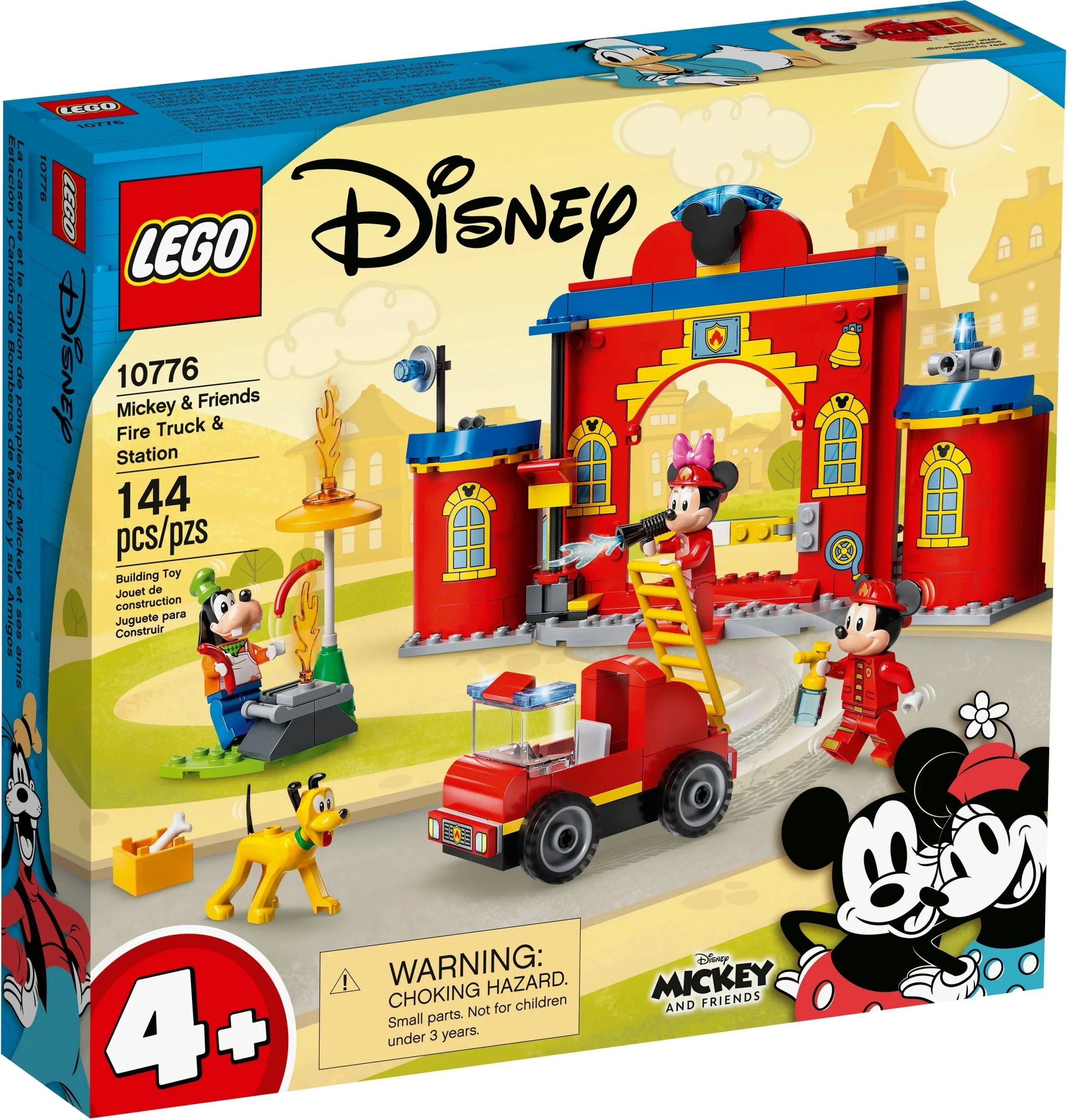 LEGO® Disney 10776 Mickys Feuerwehrstation und Feuerwehrauto - 144 Teile