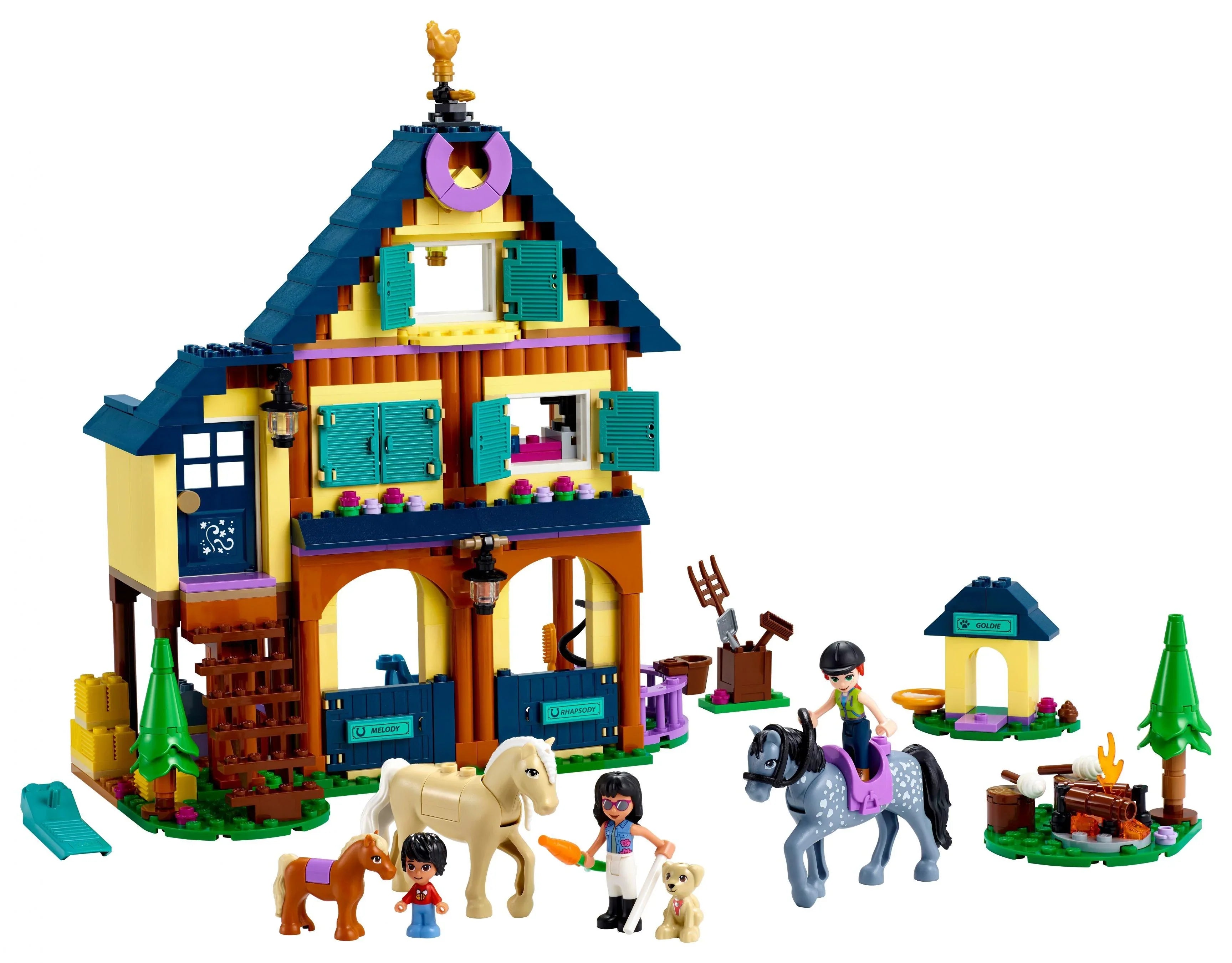 LEGO® Friends 41683 Reiterhof im Wald - 511 Teile