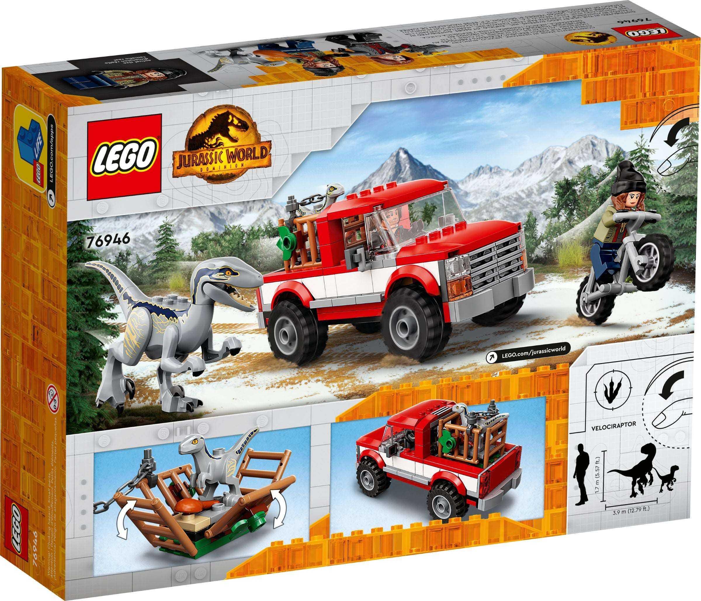 LEGO® Jurassic World 76946 Blue & Beta in der Velociraptor-Falle - 181 Teile