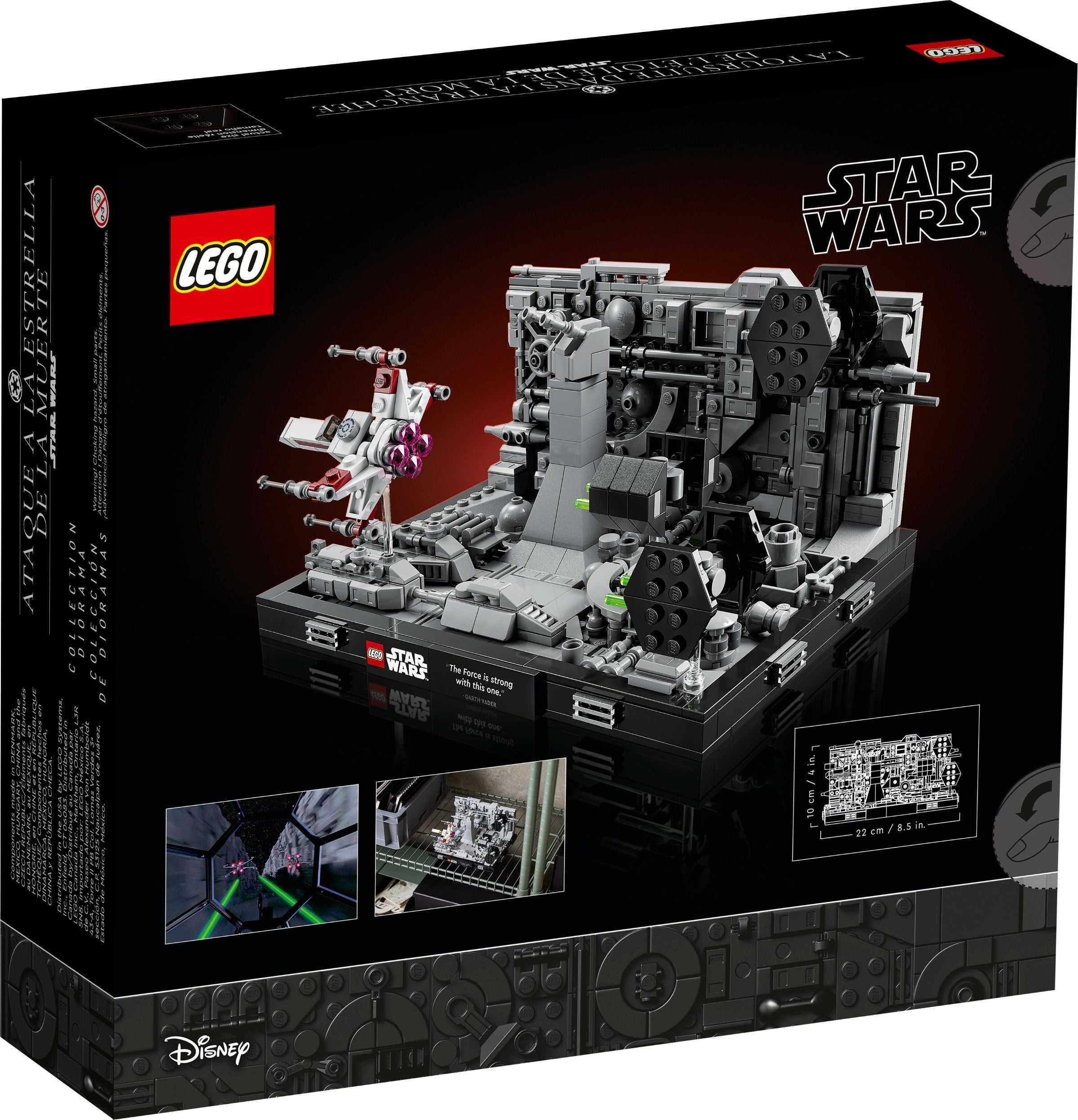 LEGO® Star Wars 75329 Death Star™ Trench Run Diorama - 665 Teile