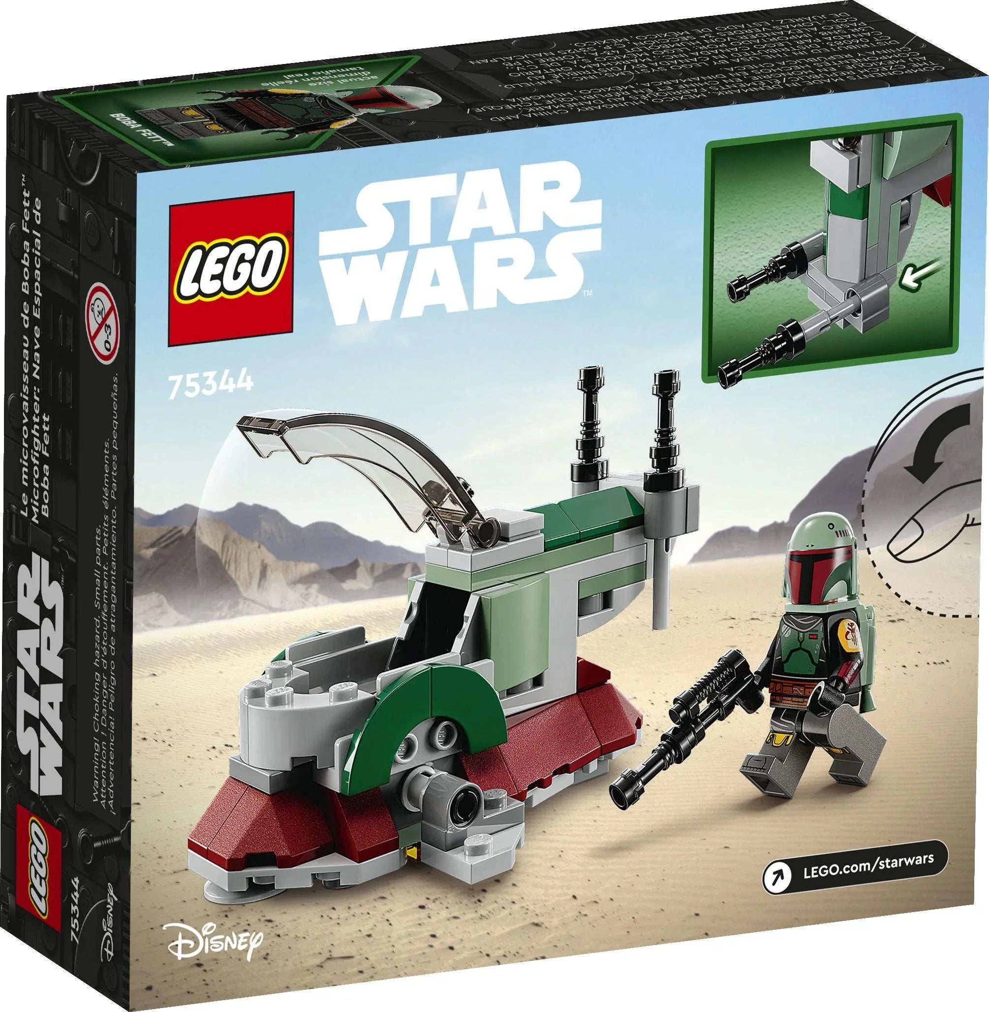 LEGO® Star Wars 75344 Slave One - Boba Fett´s Starship™ Microfighter - 85 Teile
