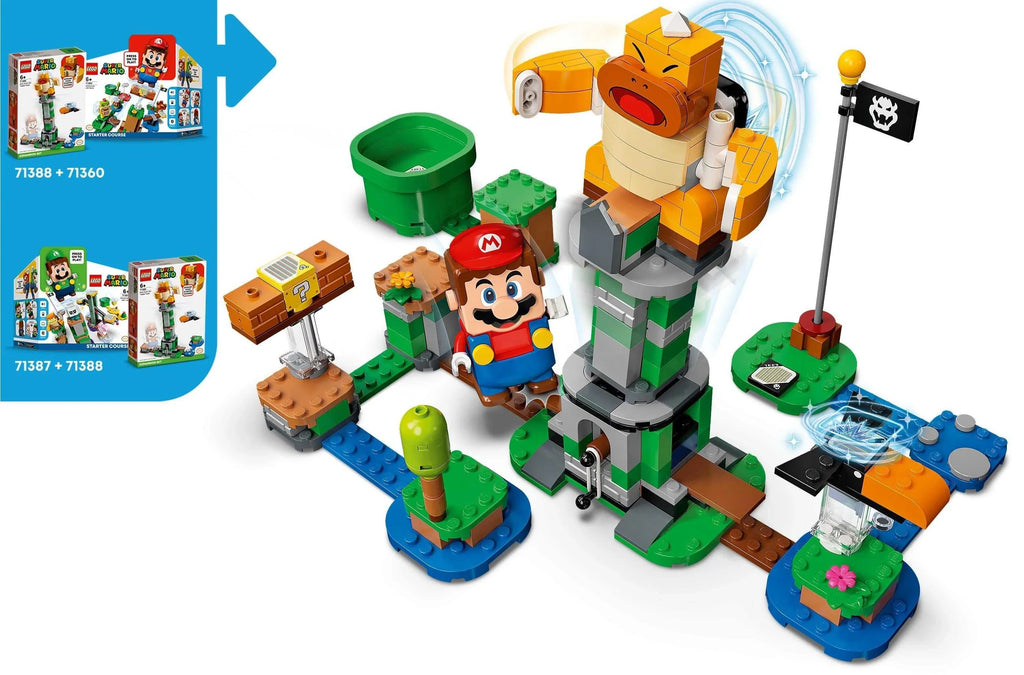LEGO® Super Mario 71388 Kippturm mit Sumo-Bruder-Boss – Erweiterungsset - 231 Teile