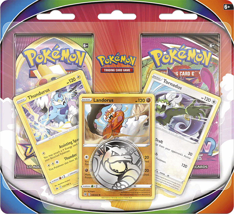 Pokémon Blister: Tornadus, Thundurus, Landorus ENGLISCH - 2 Booster Packs