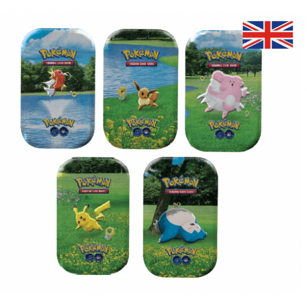 Pokémon GO Mini Tin - english TCG - 2 Boosterpacks - zufälliges Motiv