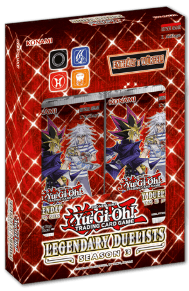 Yu-Gi-Oh! Legendary Duelists: Season 3 - 1. edition Box - 2 Booster - englisch cards