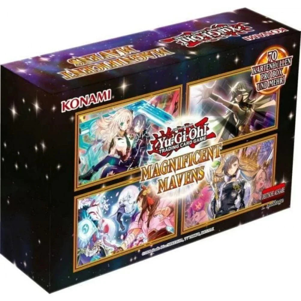 Yu-Gi-Oh! Magnificent Mavens - 1. Auflage - Deutsche Karten - 4 Boosterpacks - Holiday Box 2022